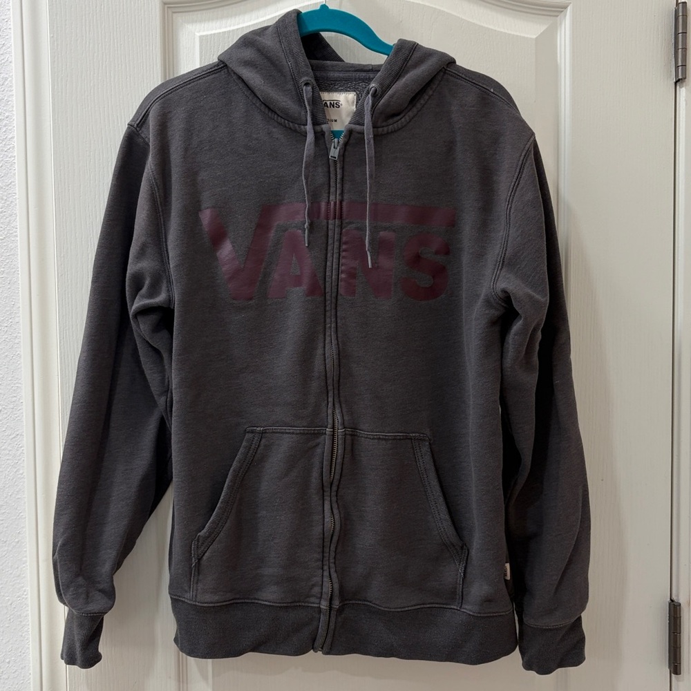 Vans Zip Up Hoodie sz M Mens